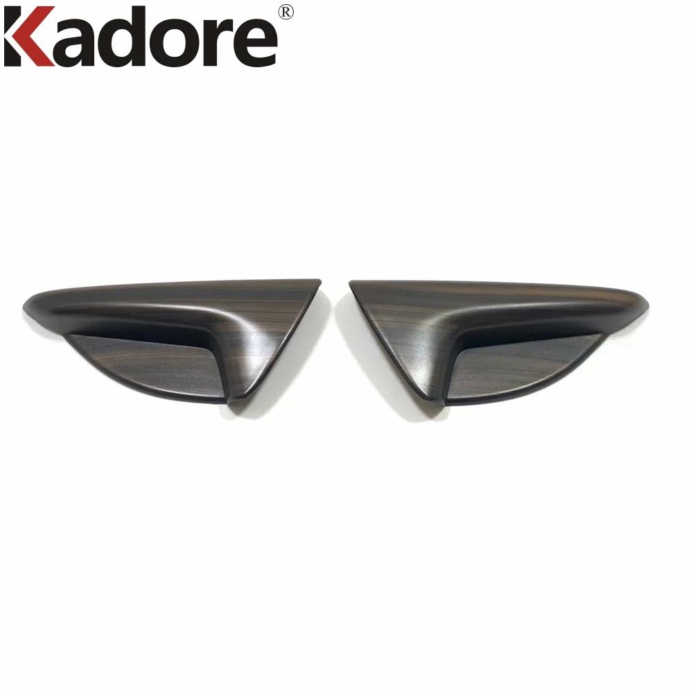 Car Rear Seat Adjust Switch Button Cover Trim For Toyota Highlander Hybrid Carbon Interior Mouldings Accessories