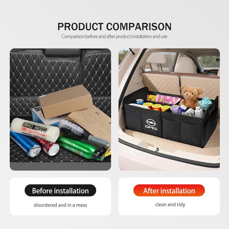 Car Trunk Storage Organizer Collapsible Toy Food Cargo Container For Opel Astra G H J K F Corsa D Zafira B Insignia Mokka Regal