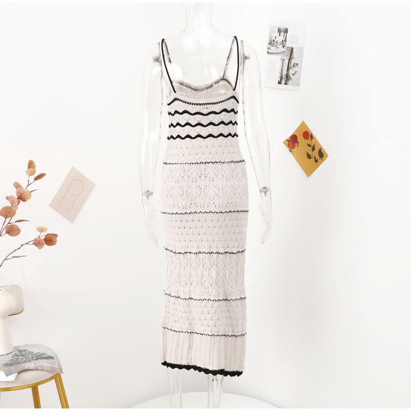 Пляжное платье с крючком и цветочным узором для женщин — фото 5