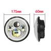 Wrangler Headlights Full Round 4 Beads 7 Inches Silver Bottom Harley Motorcycle Headlights, Modified Far And Near Light Led Headlights