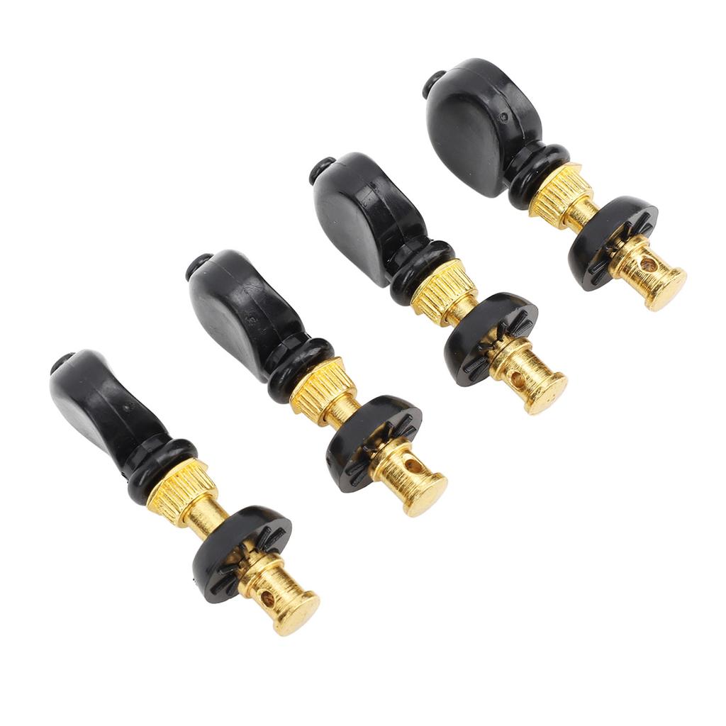 4PCS Ukulele Tuning Peg Metal 4.3cmx2cm Ukulele Tuner Peg Machine Head for Practice