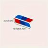 2PCs/ set car rearview mirror sticker forBMW rearview mirror blue-purple-red stripe sticker car body scratch cover. bzbf85