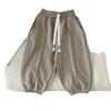 Kids Casual Pants Unisex Soft Cotton Blend Loose Fit Sporty Stitched Design
