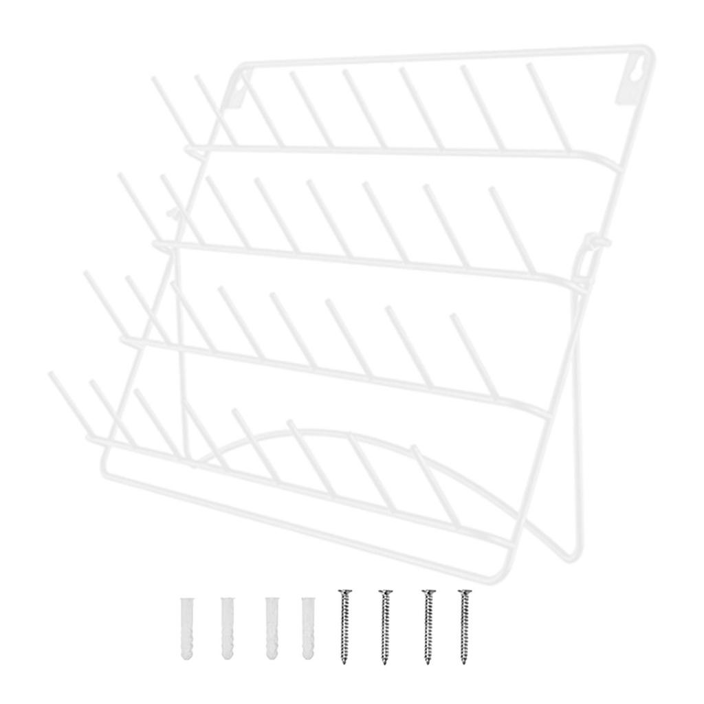 32 Spool Sewing Thread Rack, Wall Mounted Metal Holder Organizer for Embroidery, Hair