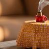 Hand-Painted Mini Table & Coffee Cup Backflow Incense Burner Smoke Waterfall Incense Holder