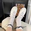 Klettverschluss Freizeitsportschuhe für Damen Vielseitige Ballerinas Einzelne Schuhe