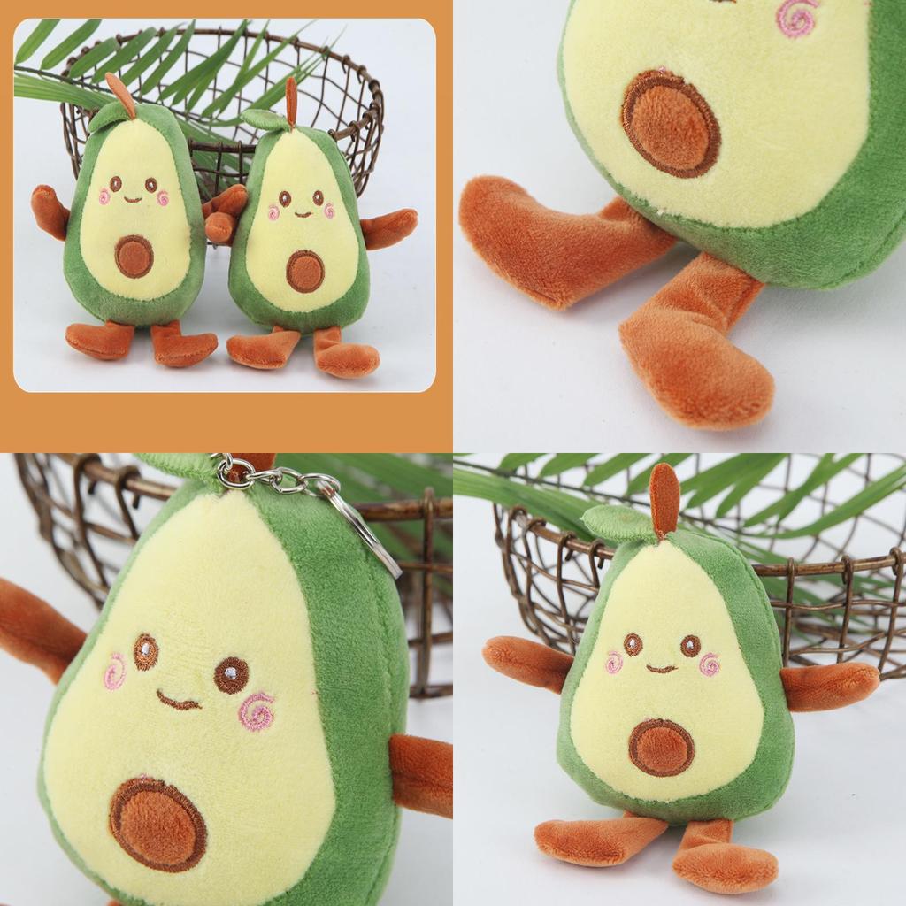 Süßes Avocado-Stofftier Cartoon-Fruchtpuppe Kuscheltier Geschenkfabrik