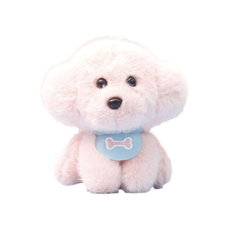 Cute Puppy Plush Toy Animal Stuffed Doll Girls Bag Charm Accessory Keychain