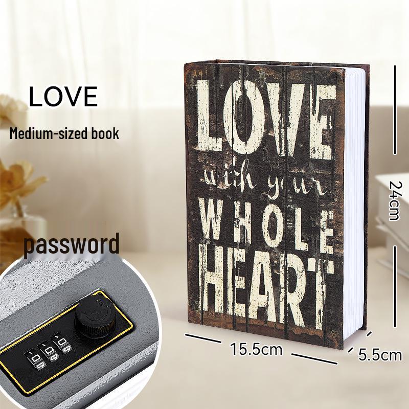 Stilvolle Münzbank aus Eisen mit Zahlenschloss für Zuhause