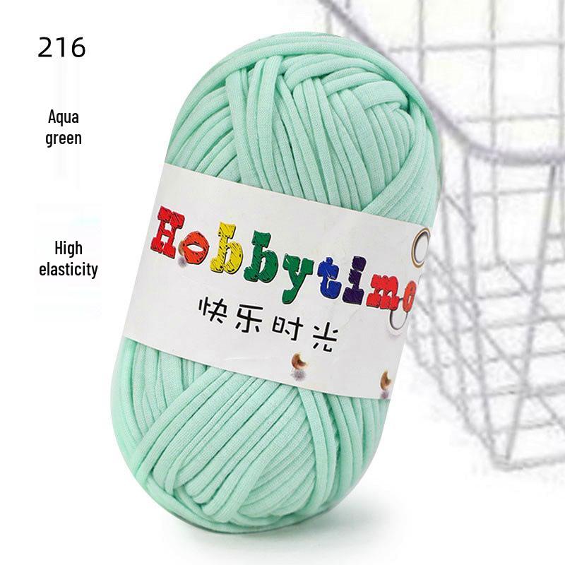 Cloth Strip Yarn DIY Crochet Kit: Handmade Bag, Knitting Material for Cushions, Carpets, and Dolls