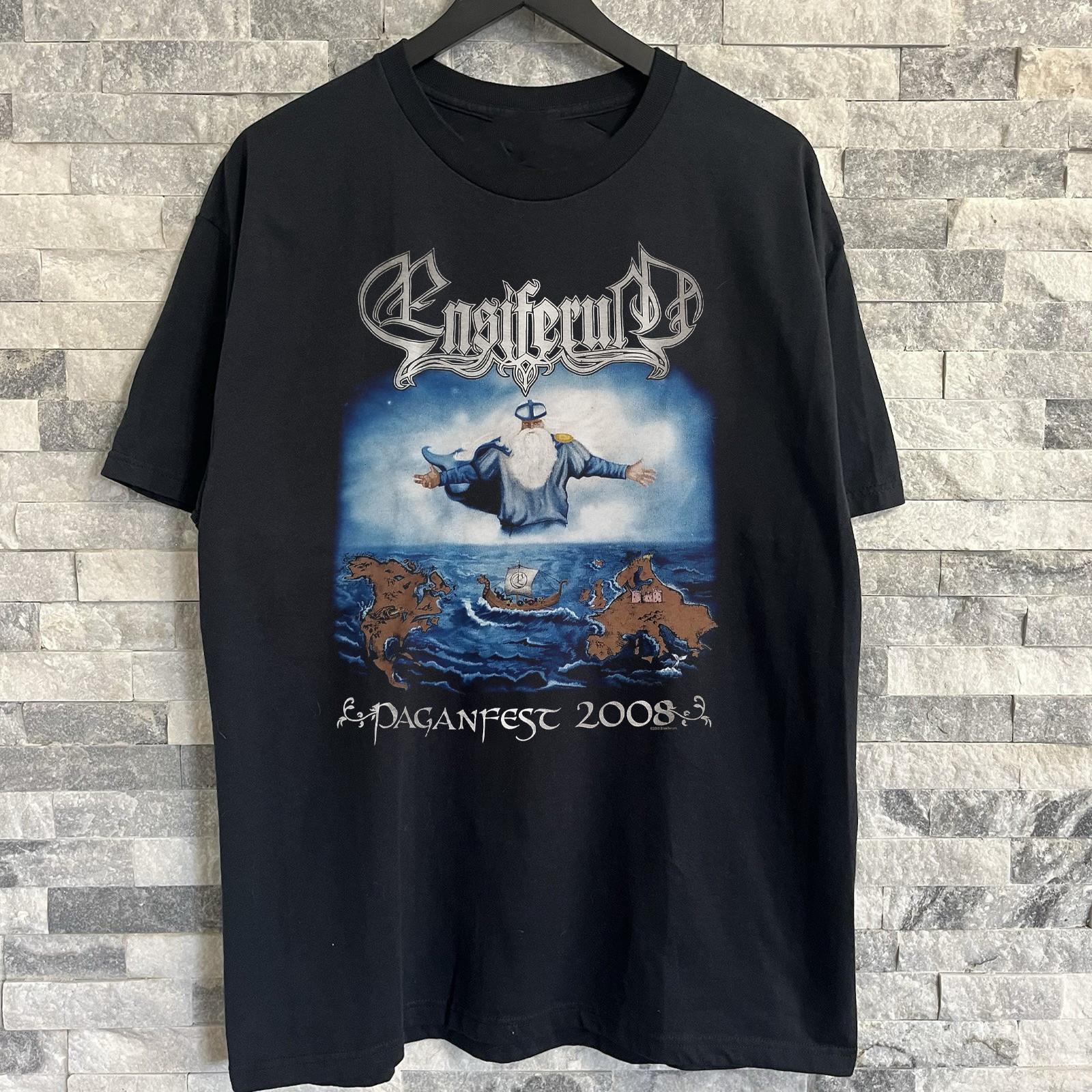 Collection ENSIFERUM PAGANFEST 2008 Black T Shirt All Size S-5Xl OB1110 XXL