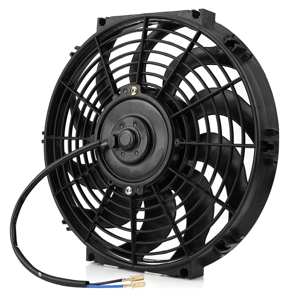 12 ιντσών Universal Car Slim Push Pull Ηλεκτρικός ανεμιστήρας ψύξης κινητήρα 12V με κιτ τοποθέτησης