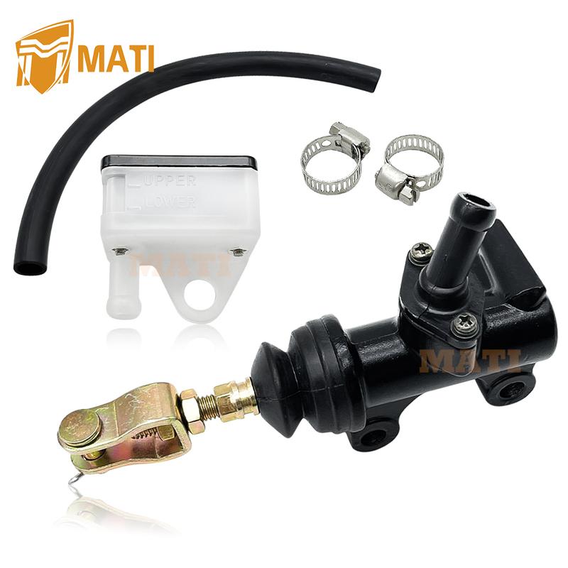 M MATI Huvudcylinder för bakre broms komplett för Honda ATC350 ATC350X 1985-1986 43500-HA5-671 43500-HA5-006 43500-HA5-016
