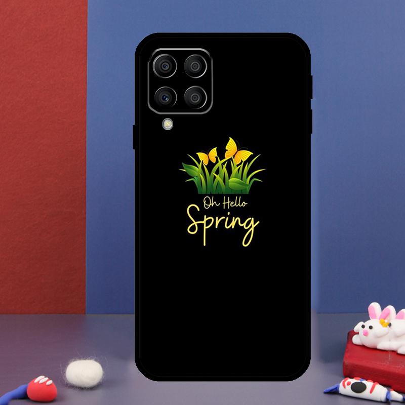 Hello Spring Flowers For Samsung Galaxy M14 M34 M54 M33 M13 M23 M53 M15 M55 M31 M51 M20 M30s M32 M52 Phone Case