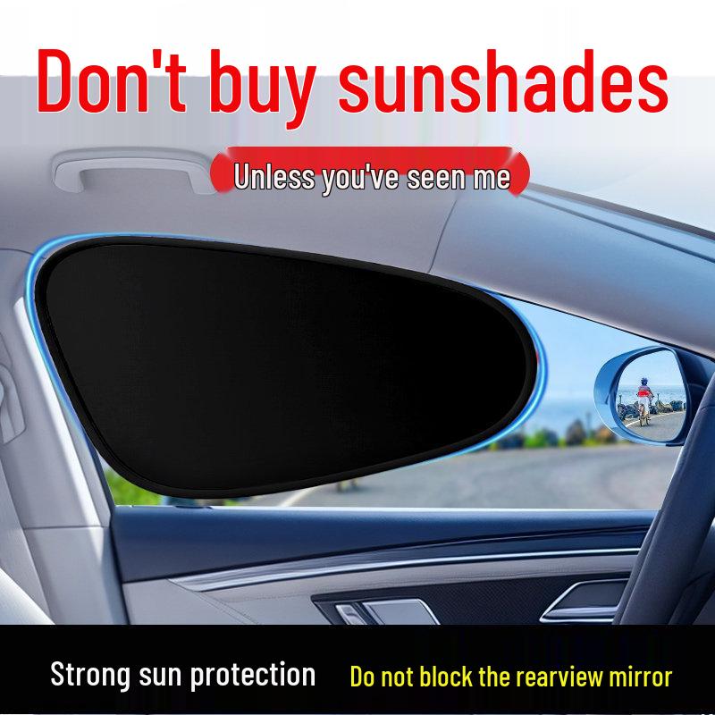 Car Side Window Sun Shade & Privacy Curtain for Interior Heat Protection and Baby Safety