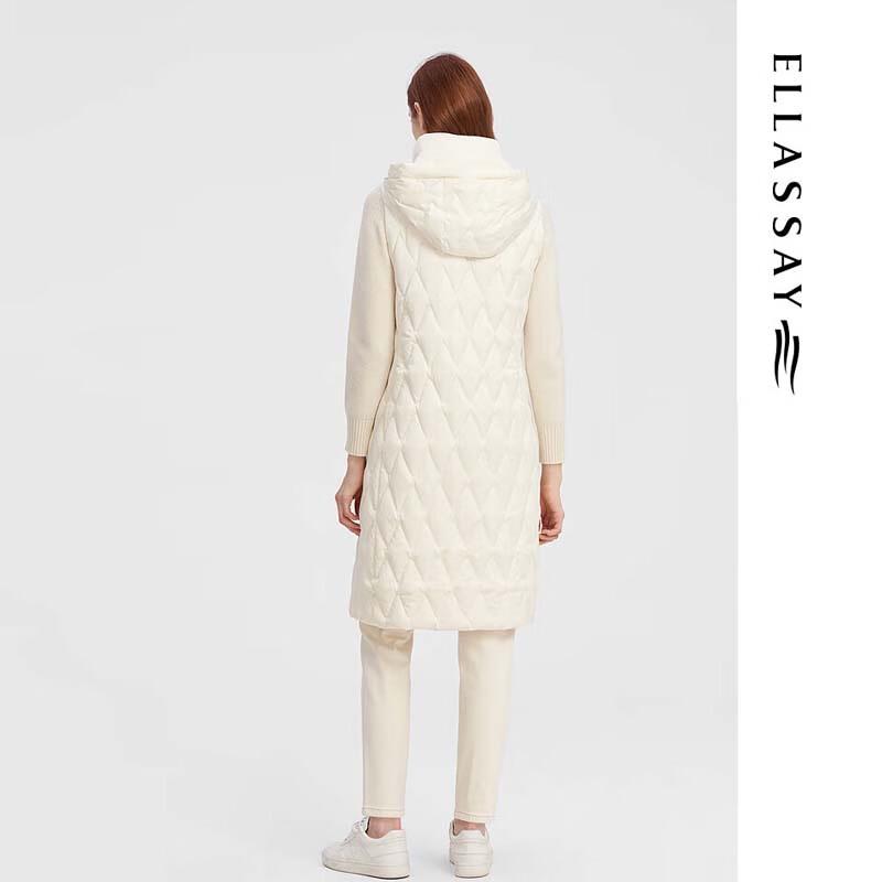 ELLASSAY Women's Simple Panel Down Jacket (EWW344L00900)