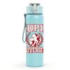 1PC Cupid University Retro Badge Print 750ml Color Plastic Sports Water Bottle Leakproof Flip Straw Lid Suitable for Sports Office Home Use