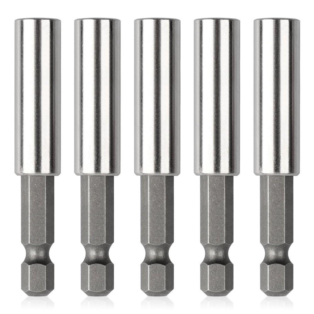 5PCS 1/4 Inch Hex Shank Magnetic Drill Bit Holder Drill Bit Extension Socket  Drilling Application