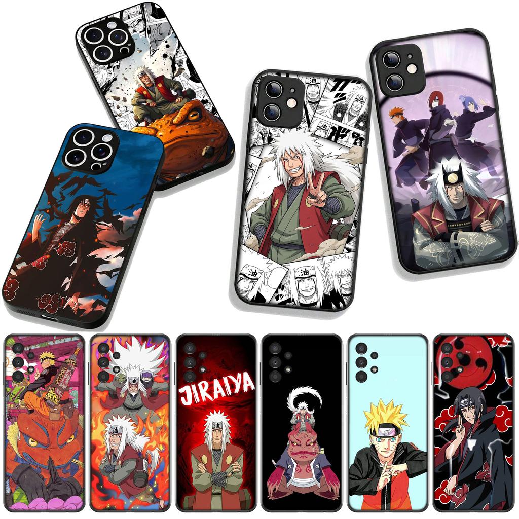 Coque de téléphone Jiraiya Naruto Uchiha Itachi pour Samsung Galaxy A36 A17 A26 A07 A35 A54 A53 A13 A33 A34 S8 S9 S20 S21 FE S10 Plus