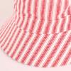 Spring and Summer New Children's Striped Fisherman Hat, Sun Protection and Sunshade Basin Hat, Large Brim Baby Hat