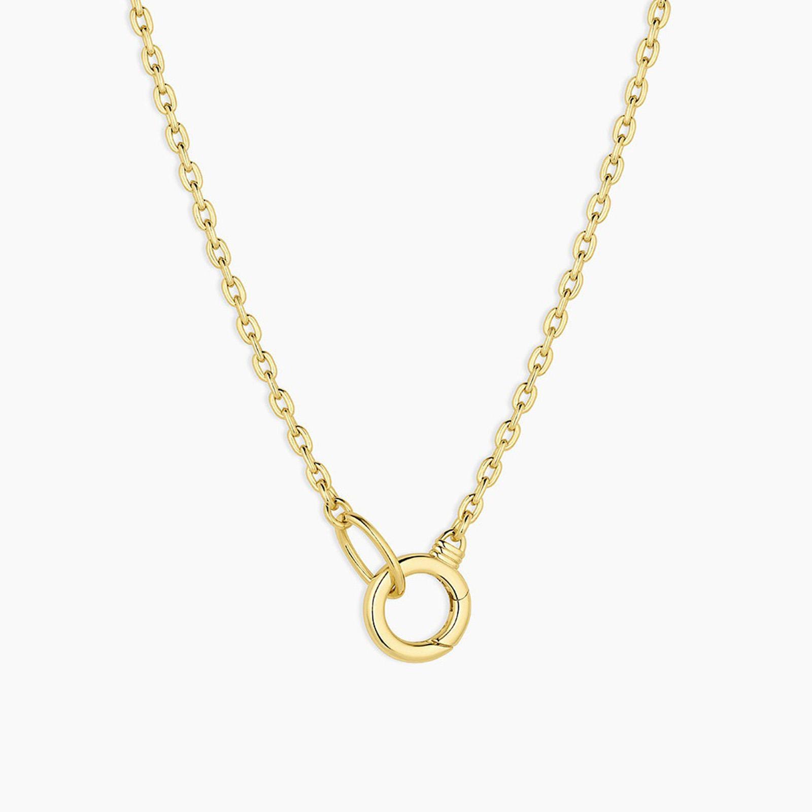 

1 Piece 304 Stainless Steel Link Cable Chain Necklace For DIY Jewelry Making 18K Gold Plated For Women Men Fashion Jewelry Gifts