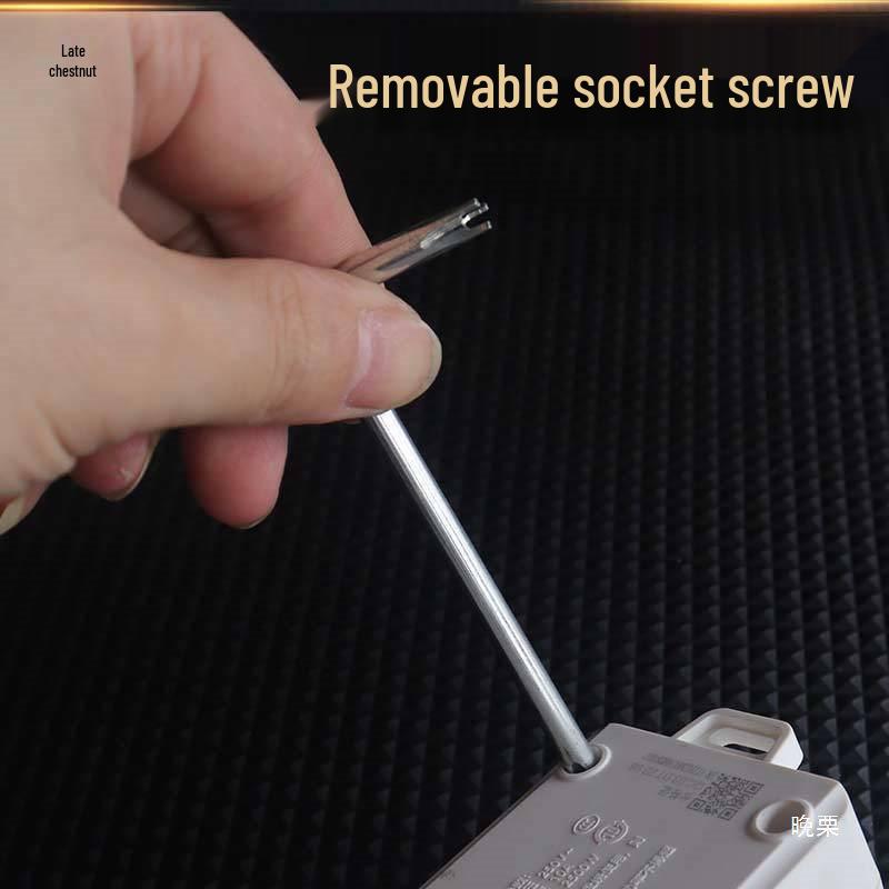 Multi-Purpose L-Shaped Screwdriver: Phillips, Flathead, Triangle, Three-Point for Home Appliance Repair