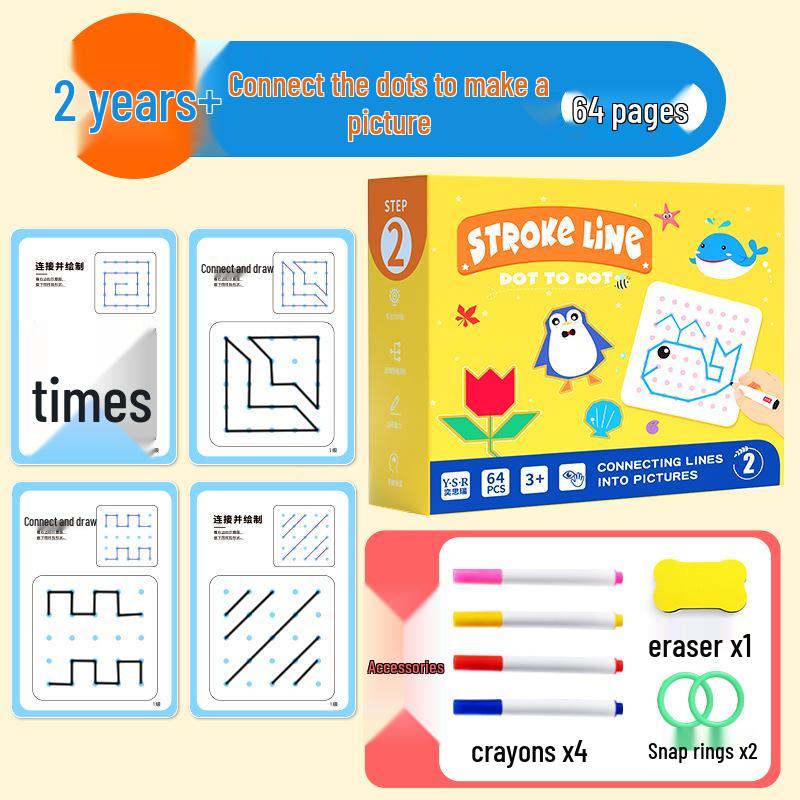 Penmanship & Logic Puzzle Calligraphy Practice Workbook for Early Education