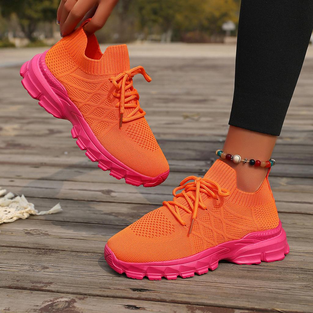 Leichte, atmungsaktive Wanderschuhe für Damen, bequeme Sneakers mit dicker Sohle für ältere Mütter, perfekt für Square Dance und den Alltag