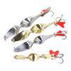 2 Stück Gold Silber 10g 14g 21g 28g Rotierender Metall Spinner Löffel Angelköder Köder Für Forelle Hecht Angeln Fisch Drillingshaken Tackle