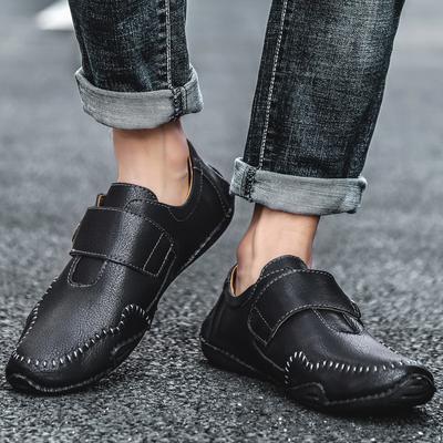 Lightweight Leather Men Casual Shoes 2024 Classic Male Outdoor Walking Shoes New Arrival for Men Monk Shoes Slip On Mens Loafers