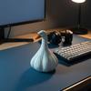 Duck Figurine Carved Resin Ornament Feather Textures