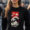 Great Wave of Kanagawa Japanese Styles Art Premium Black t shirt, Art is my Life, Asian Inspired Design, Yokohama Vibes, Meiji Restoration