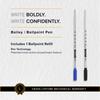 CROSS Ballpoint Pen Bailey Matte Gray Lacquer NAT0452-20