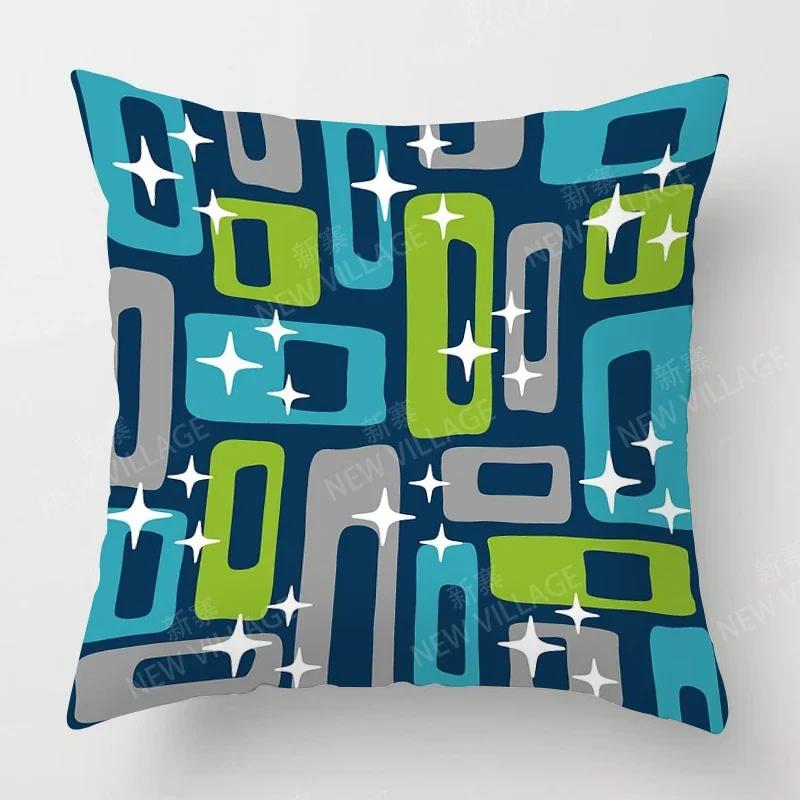 Nordic Fall Home Decor Autumn Throw Pillow Case Sofa Cushion Cover Modern  Geometry