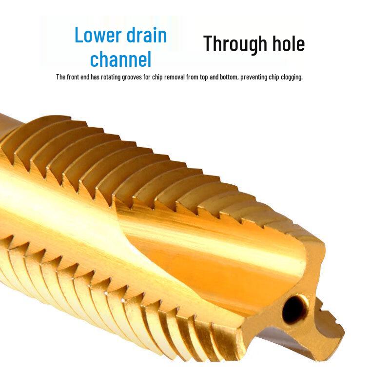 Zhuqin Titanium Coated Spiral Tap for Stainless Steel