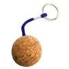 Portachiavi Sfera in Legno Morbido Galleggiante da 35mm Accessori per Barche Kayak Portachiavi per Subacquea