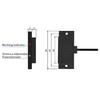 GTRIC E2K Series Proximity Sensor Matrix Capacitive Switch 10-30V DC 3-wire NPN PNP Sensing Distance 10mm Adjustable