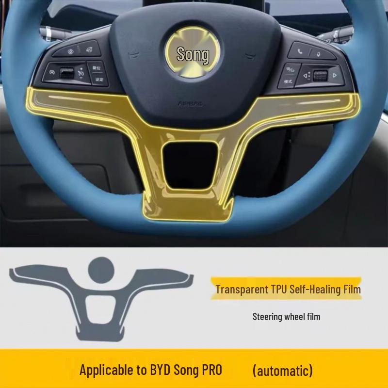 BYD Song Pro Interior Console Protector: TPU Film for EV/DM Dashboard