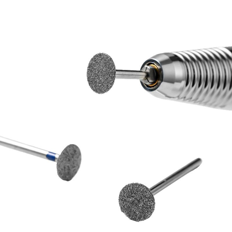 Nail Diamond Metal Drill Bits Disc Bit For Dead Skin Callus Electric Foot File Callus Remover Shaft For Nail Salon Grinding Head