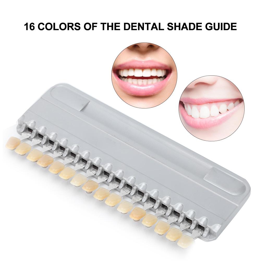 Ghid de nuanțe dentare cu 16 culori, Ghid de nuanțe pentru albirea dinților, Comparator de culori