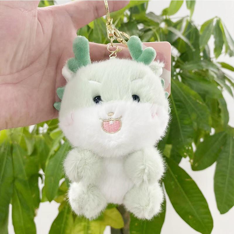 Cute Dragon Plush Doll Keychain With Vibrant Colors Soft And Huggable Plushie