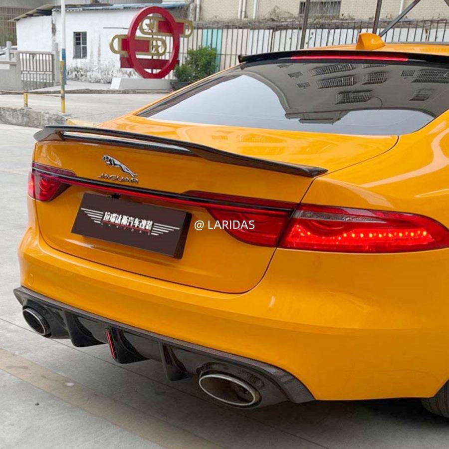 RS-Style Carbon Fiber Rear Diffuser for Jaguar XF 2016-2019