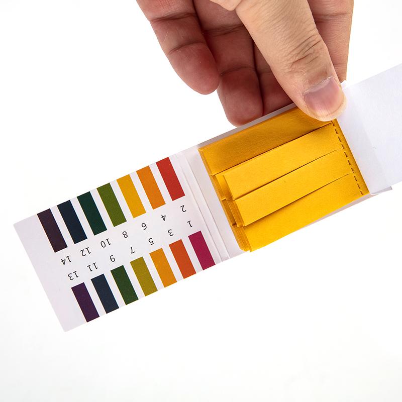 80 strisce/confezione Ph 1-14 cartina tornasole Ph Tester Papers Carta indicatrice universale
