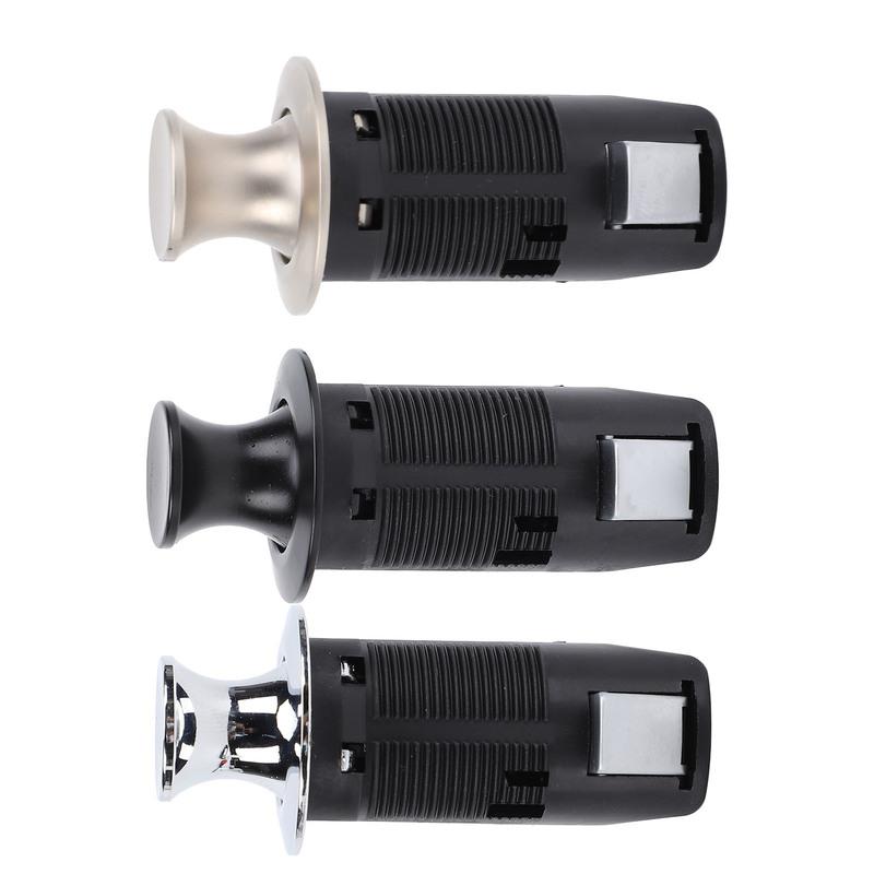 Cabinet Push Button Lock Stylish Look Keyless Cupboard Drawer Push Button Latch Knob for RV Yacht Motorhome Campervan