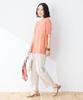 DECOY Cooling and UV Protection Cotton Premium Peplum Orange Pullover, Women's, 491203,