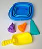 Sandbox Bucket with Toys - Blue