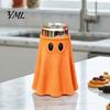 Ghost Can Cooler Halloween Holder, Universal Beverage Sleeve, Cute Shaped Decorations Insulated Drink Holder for Standard Slim Tall Soda Beer Cans Jar