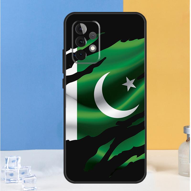 Pakistan Flag Case For Samsung Galaxy A54 A34 A14 A13 A23 A33 A53 A73 A12 A22 A32 A52 A71 A51 Cover