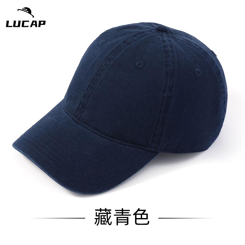 Big head circumference hat men's cap large size spring and autumn baseball cap large brim showing small face, enlarged and deepened baseball cap