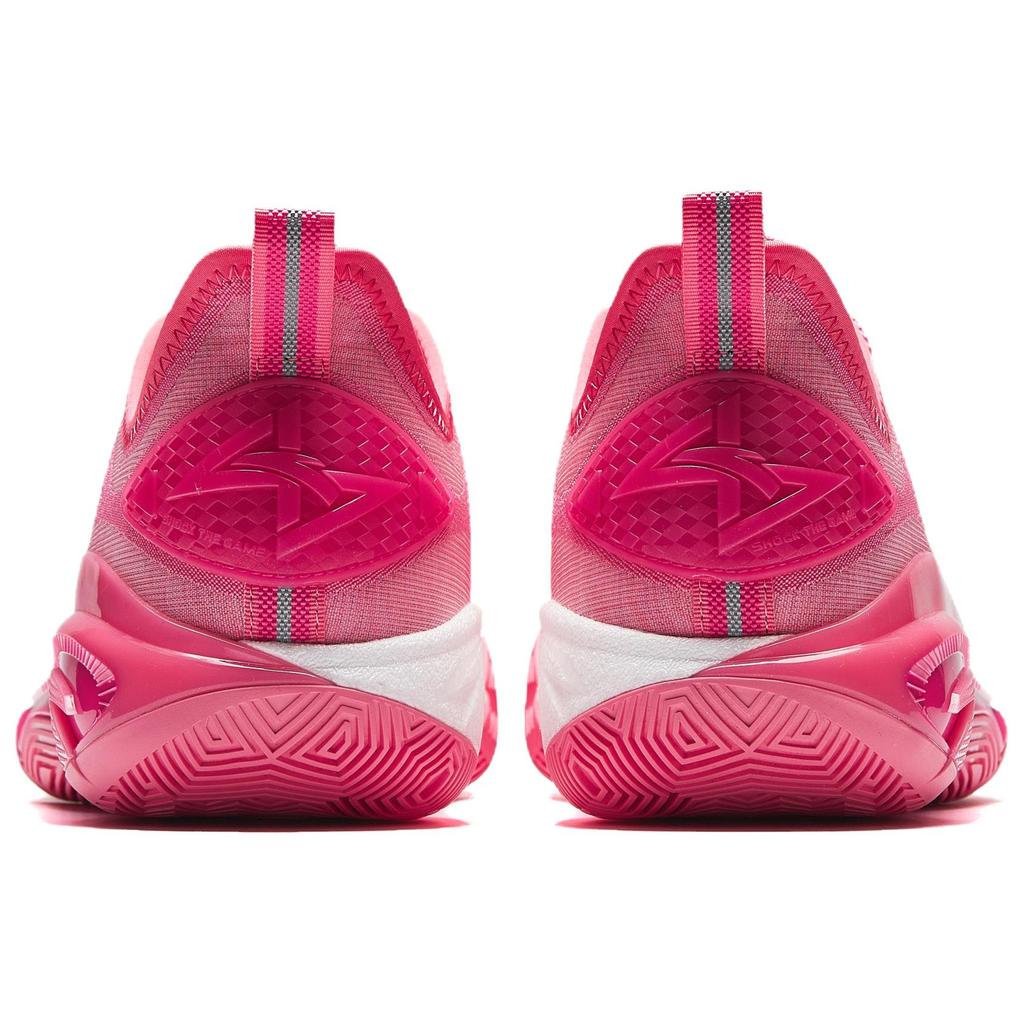 Anta Bláznivé 2. generace 520 Technologie dusíku Cement King Pro Profesionální basketbalové boty Pánské tenisky Lover-Pink 912531106-6